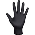 SAS® Raven Large Black Nitrile Gloves, Box of 100