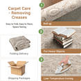 thumbnail image 5 of NewBuros Area Rugs 8'x10' Washable Non-Slip Boho Rugs, Soft Stain Resistant Low Pile Print Indoor Carpet for Living Room Bedroom Dining Room, Khaki, 5 of 9