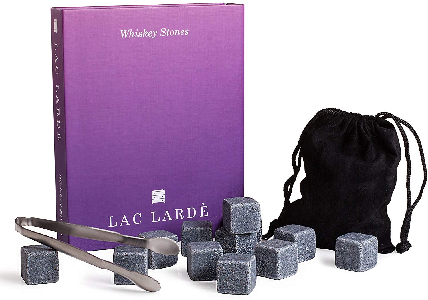 Whiskey Stones Set Beverage Chilling Stones in Gift Box W ...