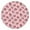 Pink Cow Bell, variant on White Cow Milk Jar Cloud Pattern Round Fitted Tablecloth with Elastic Edge,Dining Table Cover Waterproof,Outdoor Round Tablecloth for Camping,Dining,Indoor and Outdoor