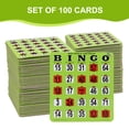 thumbnail image 2 of GSE Games & Sports Expert 100-Pack Green Jumbo Shutter Bingo Cards, Finger-Tip Slide Bingo Game Cards with Easy-Read Large Numbers & Sliding Windows, 2 of 9
