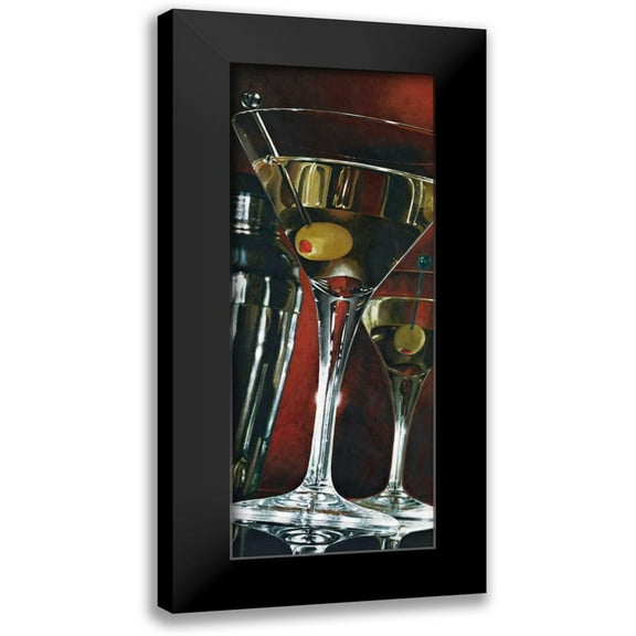 Ferreri, Stefano 8x14 Black Modern Framed Museum Art Print Titled - Cocktail Hour