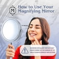 thumbnail image 4 of Espejo de maquillaje MIRRORVANA con aumento de 10 x 1 x 1 x 14 cm/7 cm, 4 of 7