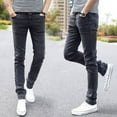 thumbnail image 1 of Denim Skinny Jeans Distressed Men Spring Autumn Clothing Good Quality, 1 of 18