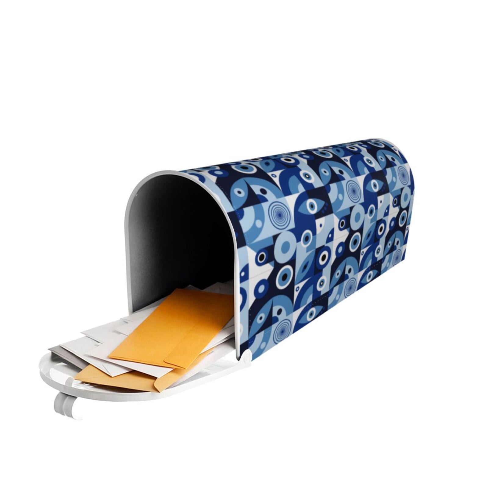 Xecao Evil Eye for Mailbox Cover with Magnetic Strips, Waterproof and Sunscreen, Adds a Decorative Touch to Your Garden Yard.