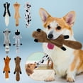 Oxodoi Deals Clearance Dog Squeaky Toys, No Stuffing Plush Chew Toy for