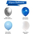 thumbnail image 2 of Decoraciones para eventos, globos de látex aptos para helio, decoración versátil para fiestas para actividades en interiores y exteriores, globos glamurosos con purpurina no tóxicos y ecológicos, 50, 2 of 7