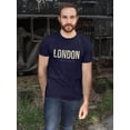 thumbnail image 2 of London Pale Yellow Ferris Wheel T-Shirt Men -Image by Shutterstock, Male x-Large, 2 of 4