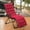 Red, variant on Extra Thick Recliner Chair Cushion - High Density Foam Pad For Lounge Chairs And Folding Chairs