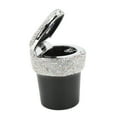 thumbnail image 4 of Cenicero universal multifuncional para coche, sin humo, con diamantes y luz LED (blanco), 4 of 14