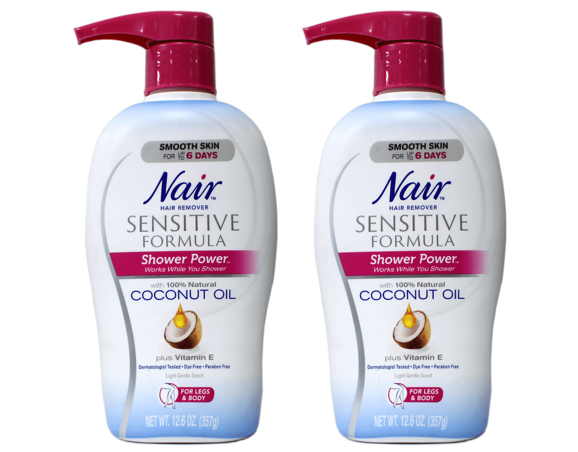 Nair Hair Remover Sensitive Formula Shower Power with Coconut Oil for
