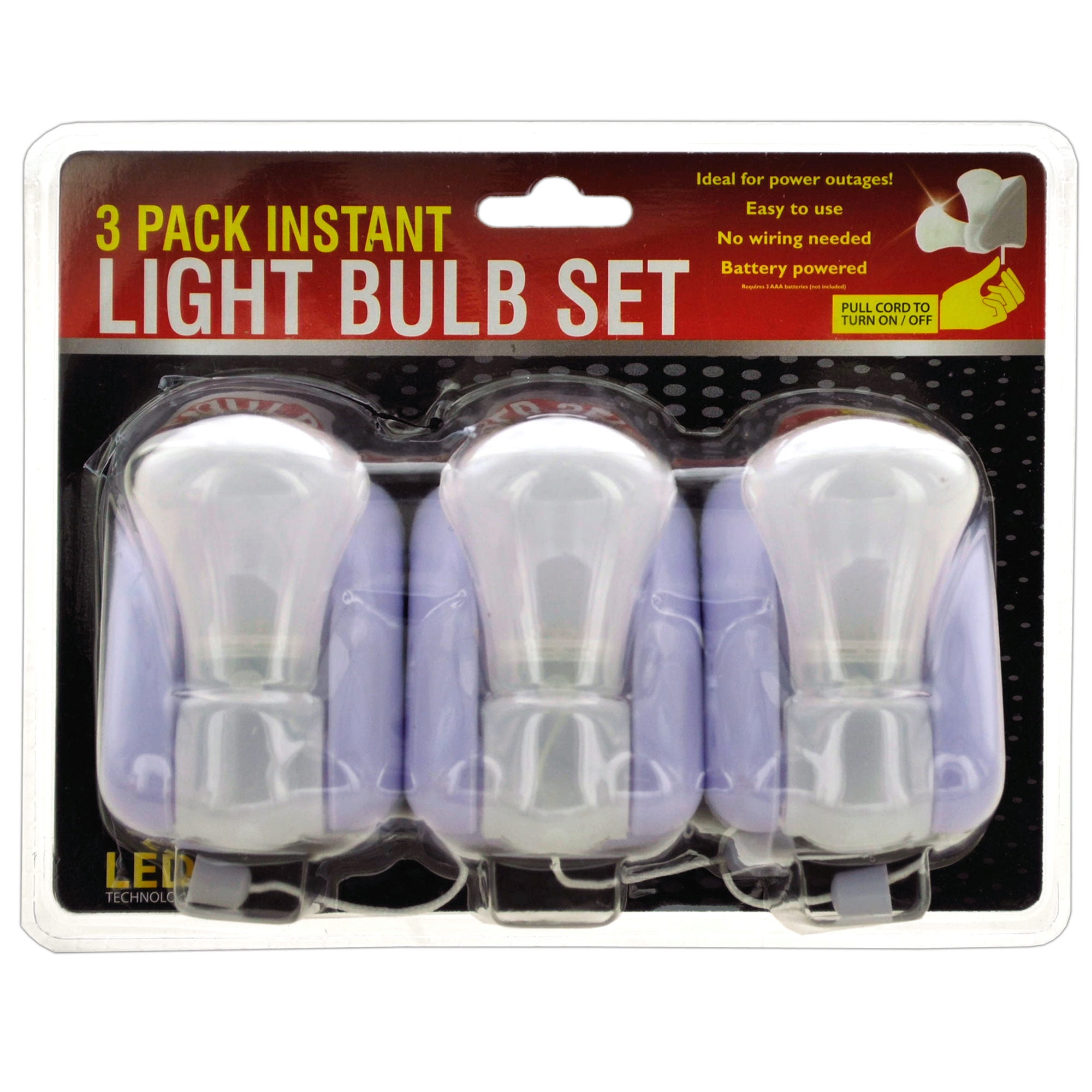 Instant Light Bulb Set 3 Pack Walmart Canada