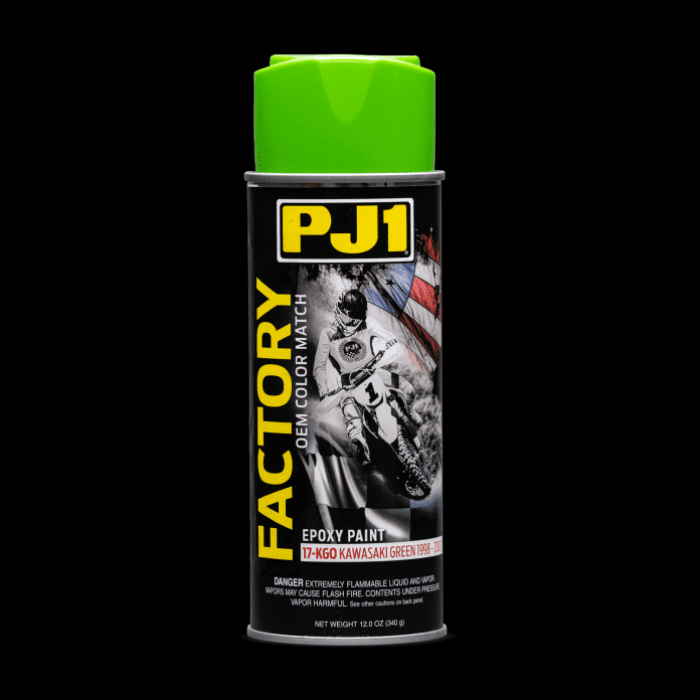 PJ1 Kawasaki Green OEM Color Match Epoxy Frame Paint, 1999-2002 KX