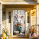 thumbnail image 1 of Yusimy Easter Door Curtain Door Cover Decorative Curtain Party Supplies for Room Garden Wall Decor Easter Holiday, 1 of 6