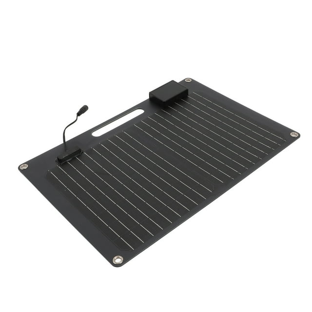 Solar Panel Charger, 100W Solar Panel Black 12V24V for Power Bank Phone Laptop