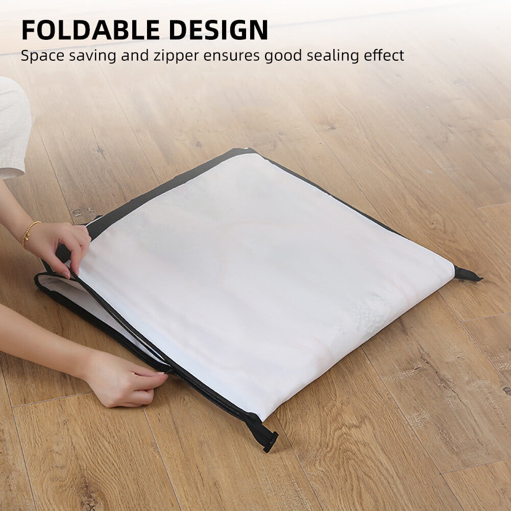 Portable Dust-proof Garment Bag for Travel Cover Full Zipper Hanging Wedding Gown Cover for dresses long, 70" * 4PCS