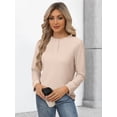 thumbnail image 6 of Waffle Knit Shirts for Women XL, 6 of 8