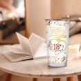 thumbnail image 5 of 18th Birthday Gifts for Girls, 18 Year Old Girl Birthday Gifts, 18th Birthday Gifts Tumbler 20oz With Lid, Gifts for 18 Year Old Girl from Parents Grandparents Sisters Friends, 5 of 6