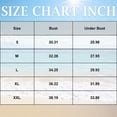 thumbnail image 6 of TOWED22 Bikini Tops for Women V Neck Push Up Padded Swimsuit Top Bathing Suits Hot Pink,M, 6 of 9