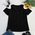 thumbnail image 4 of 1776-2026 Shirts for Women USA Flag Short Sleeve V Neck Tops Independence Day 250th Anniversary Summer Blouse, S, 4 of 4