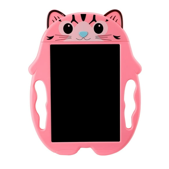 9 Inch LCD Screen Smart Writing Board Kids Drawing Tablet Cartoons Graffiti Painting Copy Pad Erasable Electronic Handwriting Toy Gifts, Coloful, Pink Cat