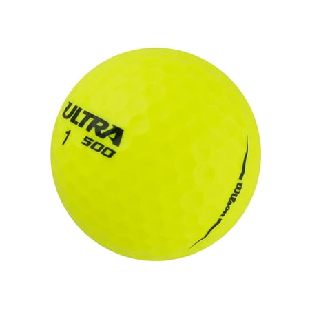 Ncaa Dozen Golf Ball - Wilson Ultra 500 Hi-Visibility Yellow Golf Balls (3 Dozen) NEW -