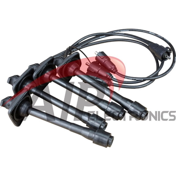 AIP Electronics Premium Ignition Spark Plug Wire Set For Compatible Replacement 1997-2001 Toyota Camry Solara and Rav4 L4 Oem Fit PWJ107