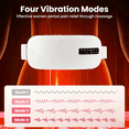 thumbnail image 3 of Cordless Heating Pad for Period Cramps, Heating Belt for Menstrual Cramps with 5 Heat Levels 4 Massage Modes, NTC Safe Temperature Control, Auto Timer, Birthday Christmas Gift for Women Mom Wife, 3 of 11