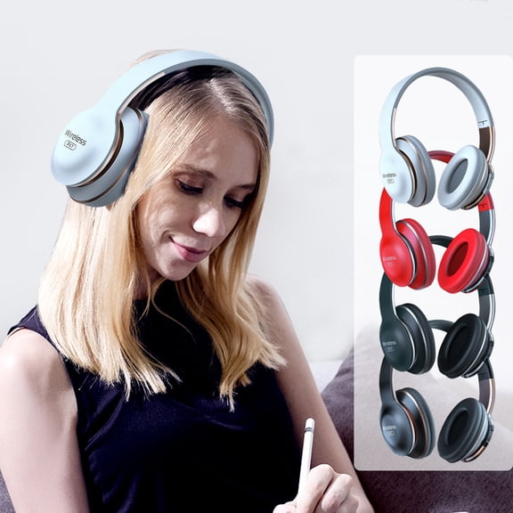 RFUGUG Over-Ear Bluetooth Headphones with Wireless Calling - Experience Rich Bass & Clear Communication for Dynamic Audio on the Go
