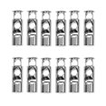 thumbnail image 1 of 12 Pcs Verrou à Ressort à Bascule pour Trous, Double Trous, Serrures de Cordon, Butée de Fixation, Serrures de Cordon à Ressort pour Cordons, 1 of 5