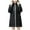 Black, variant on Lindreshi Winter Coats for Women Trendy Womens Winter Jacket Warm Overcoat Hooded Zipper Thicker Coat Pocket Outwear