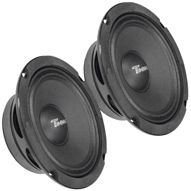 Altavoz de gama media Timpano TPT-MR6-4 PRO, 6.5 pulgadas, 500 W, 4 ohmios (par)