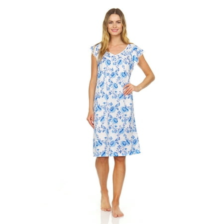 

Lati Fashion Women Nightgowns Short Sleeve Female Nightgowns & Sleepshirts