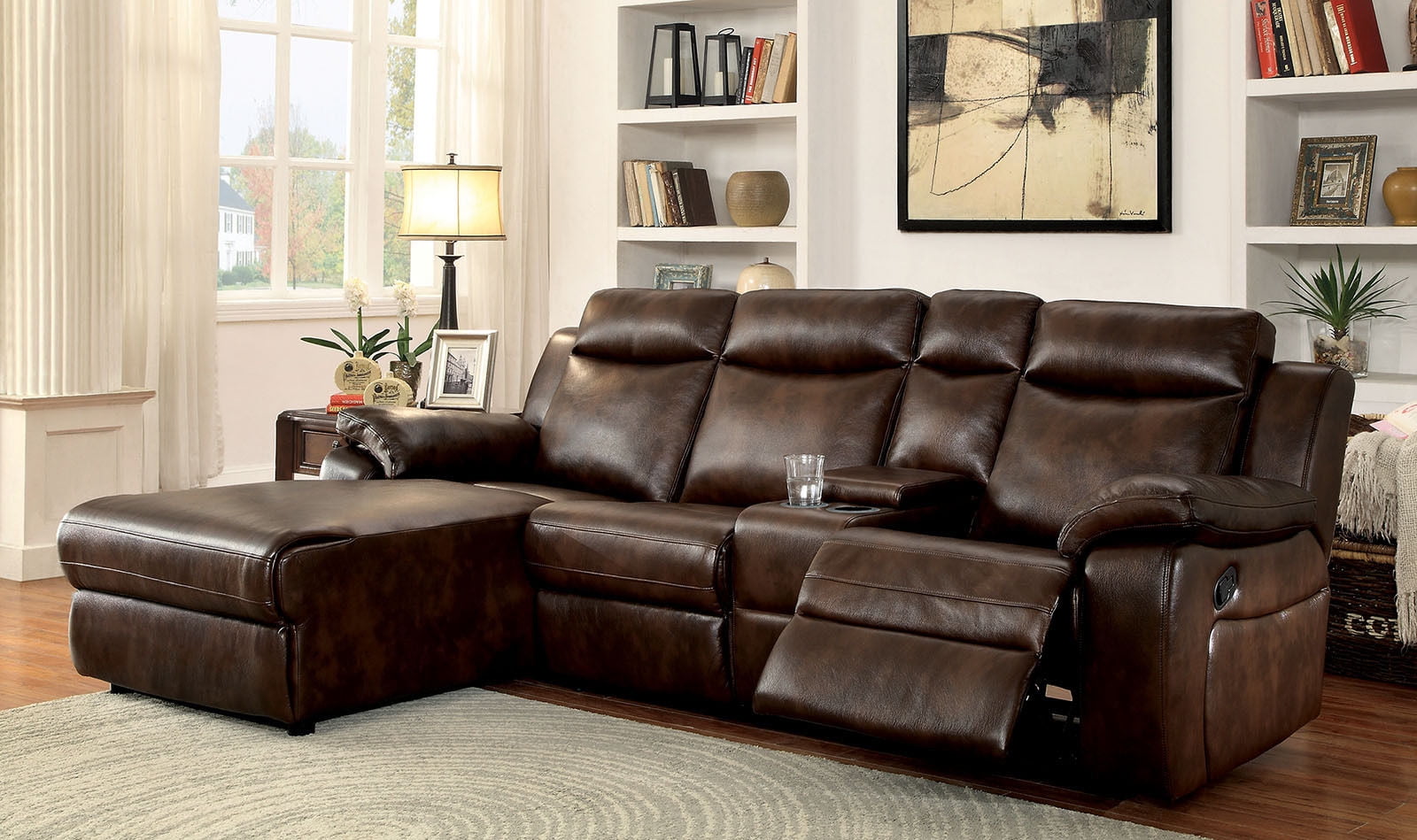Leather Sectional Sofas With Recliners And Chaise Energeticcreativedesign