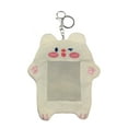 thumbnail image 1 of Photocard Holder Chain Keychain Card Sleeve Protector for ID Badge Credit Album Accessories Lightweight Portable Durable, 1 of 5