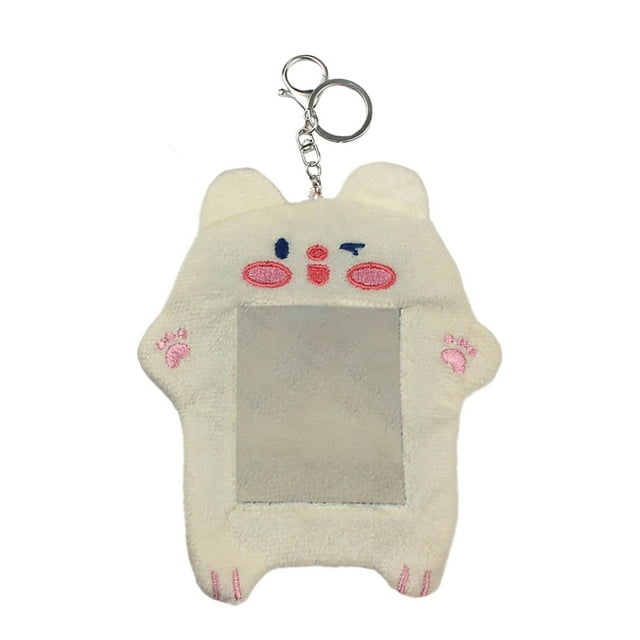 Photocard Holder Chain Keychain Card Sleeve Protector for ID Badge Credit Album Accessories Lightweight Portable Durable