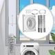 thumbnail image 2 of Juego de conectores de ventilación perfecl Placa de pared de ventilación adaptador bloqueo giratorio con manguera, 2 of 8