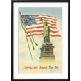 thumbnail image 2 of Art.com Liberty and Justice for All Art Print, Black Frame Wall Art, 21" x 29", 2 of 5