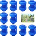 thumbnail image 1 of Trampoline End Caps, 10 Pieces Trampoline Pole End Ends, Diameter 25MM End Caps, Trampoline Accessory for Trampoline Net Stakes, Safety Net Replacemen, 1 of 5