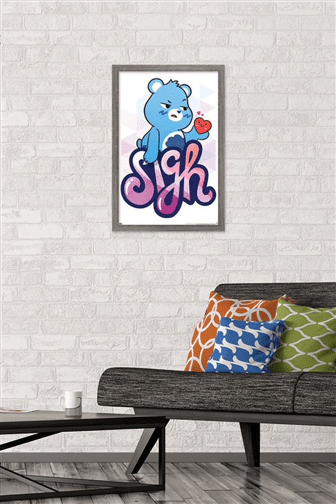 Care Bears: Unlock The Magic - Sigh Wall Poster, 14.725" x 22.375" Framed