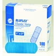 thumbnail image 1 of Hart Health Bluflex Elastic Strip Bandages, Flexible Fabric, Latex Free, 1" x 3", 100 Per Box, 1 of 2