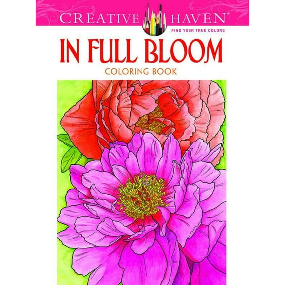 Adult Coloring Books: Flowers & Plants In Full Bloom, (Paperback)