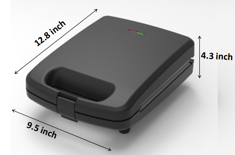 Mainstays 4-Slice Waffle Maker with Removable Plates photo 7