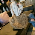 thumbnail image 4 of Beach Bags for Women Straw Bag Vacation Summer Large Foldable Straw Beach Bag Tote Woven Shoulder Purse Handbag Beach Gifts, 4 of 7