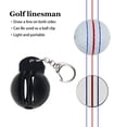 thumbnail image 2 of VONKY Golf Marker Stencil Convenient Ball Liner Fashionable Alignment Tool Versatile Line Scriber Golfing Slides for Drawing Use Hook/Black, 2 of 5