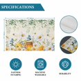 thumbnail image 6 of Daisy Spring Floral Placemats Set of 6, Farmhouse Botanical Green Leaves Placemats for Dining Table, Place Mats for Kitchen Tabletop, Waterproof Wipeable Dining Table Mats Set, 6 of 9