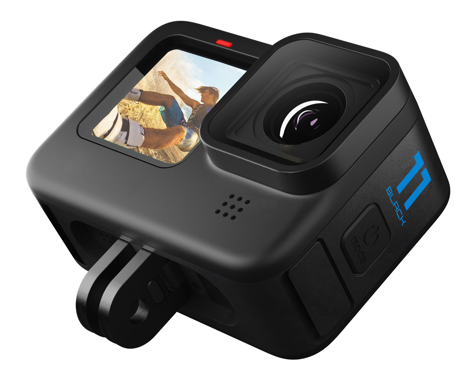 GoPro HERO11 Black (New) - 27MP Waterproof Camera with 5.3K Video + 64GB Card and DigiNerds 50-piece Action Kit - image 2 of 9