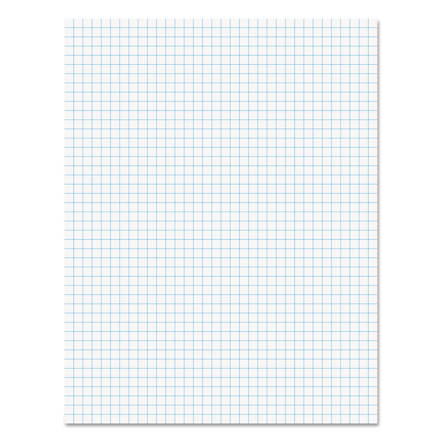 50-Sheet Quadrille-Rule 4 sq-in. 8.5 in. x 11 in. glu Top Pads - White (12-Piece)