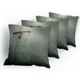 thumbnail image 5 of Ambesonne Grey Throw Pillow Cover 4 Pack, Warehouse Store Door Lock, 24", Charcoal Grey, 5 of 7