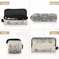 thumbnail image 5 of Hair Tool Organizer Bag with Heat Resistant Mat Removable Travel Storage Case for Hot Air Brushes Curling Irons Black and White Ink Drawing, 5 of 8
